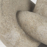 Mercana Otto Sandstone Resin Small Knot Sculpture Decorative Object