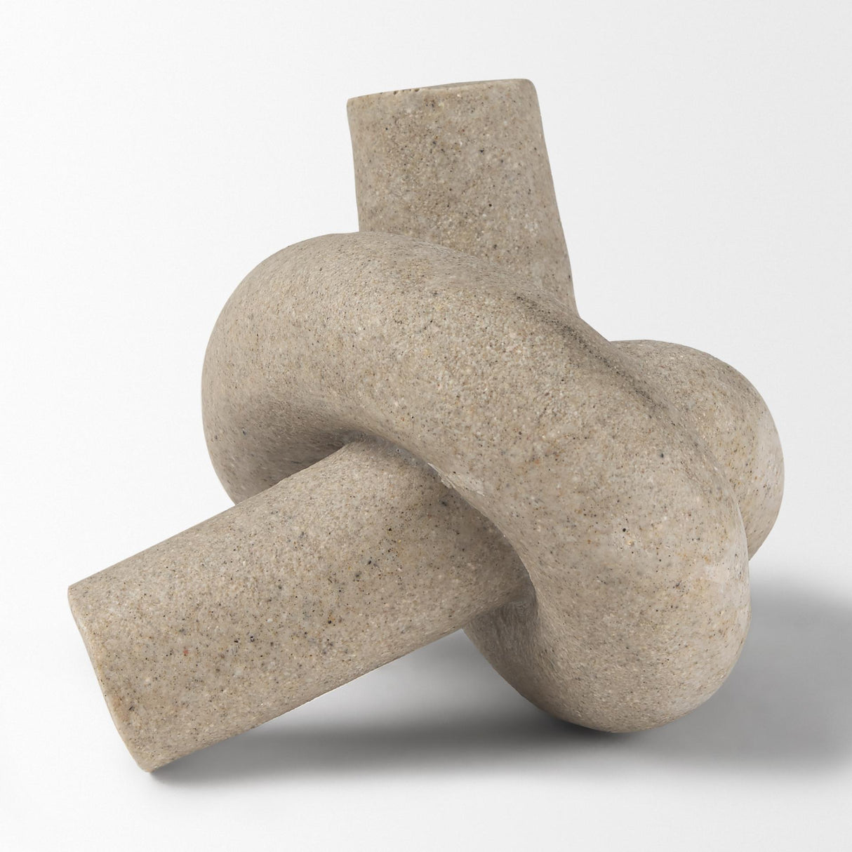 Mercana Otto Sandstone Resin Small Knot Sculpture Decorative Object