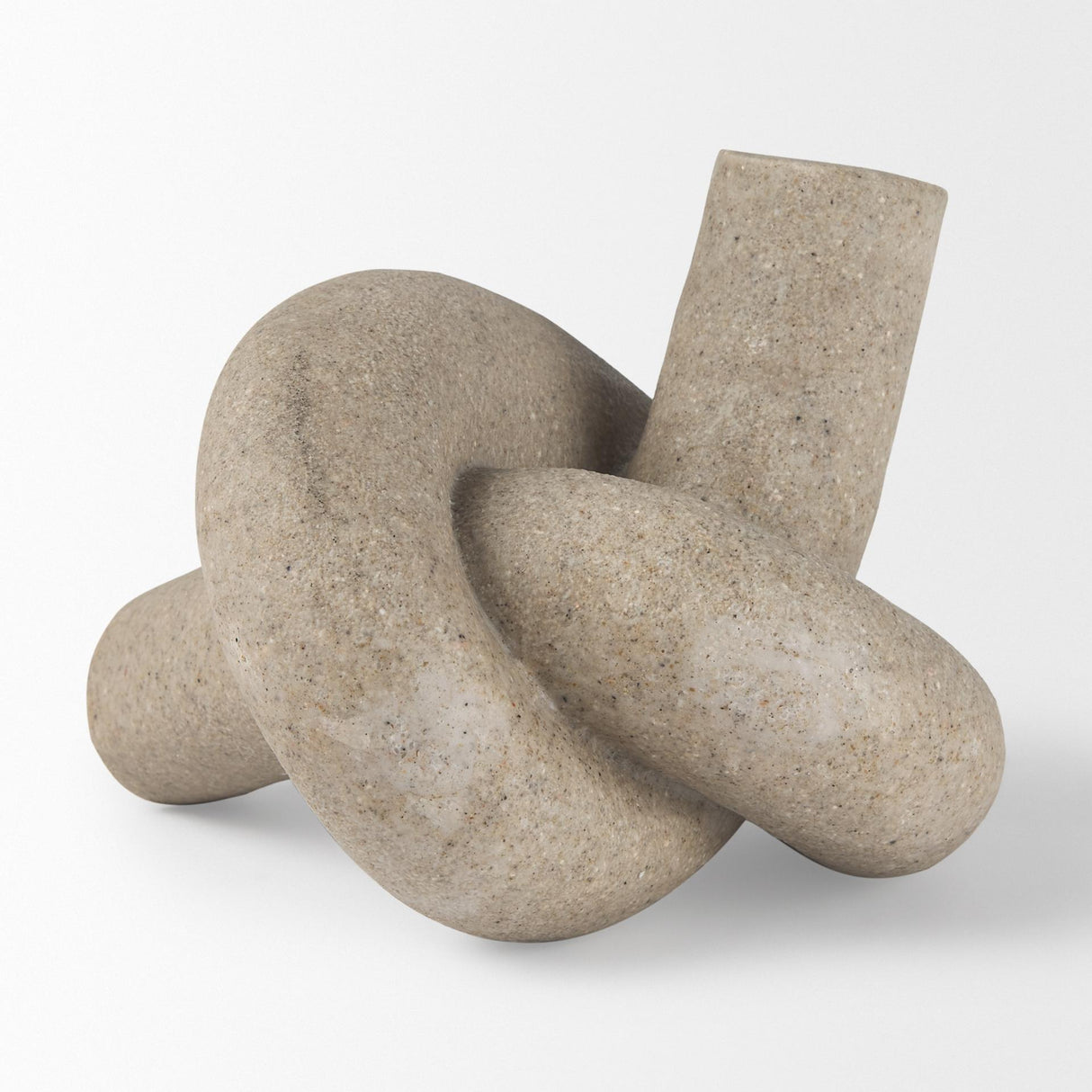 Mercana Otto Sandstone Resin Small Knot Sculpture Decorative Object