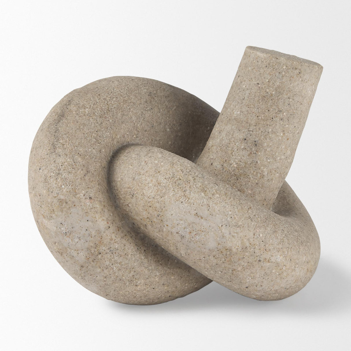 Mercana Otto Sandstone Resin Small Knot Sculpture Decorative Object