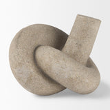 Mercana Otto Sandstone Resin Small Knot Sculpture Decorative Object