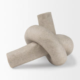 Mercana Otto Sandstone Resin Large Knot Sculpture Decorative Object