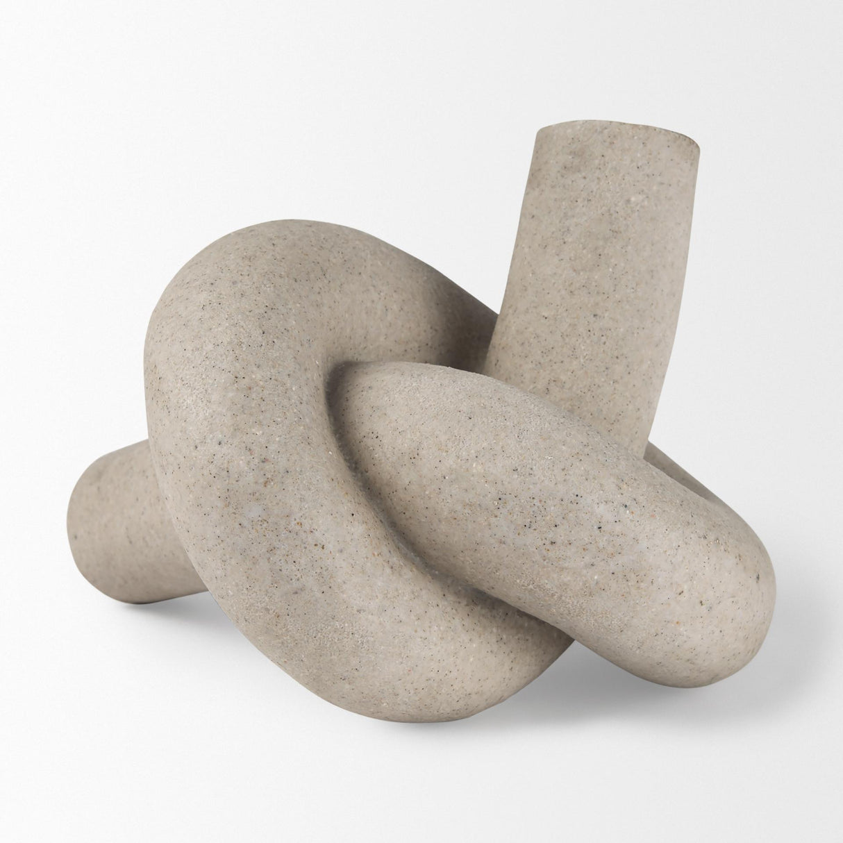 Mercana Otto Sandstone Resin Large Knot Sculpture Decorative Object