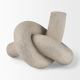 Mercana Otto Sandstone Resin Large Knot Sculpture Decorative Object