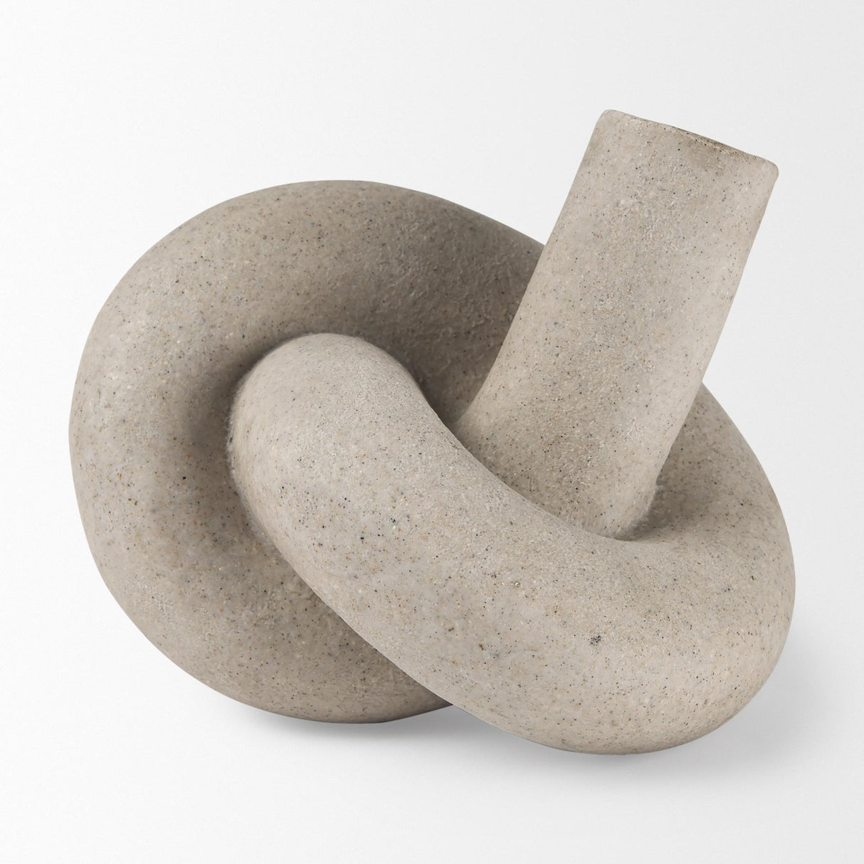Mercana Otto Sandstone Resin Large Knot Sculpture Decorative Object