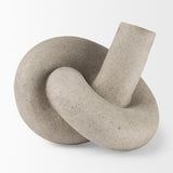 Mercana Otto Sandstone Resin Large Knot Sculpture Decorative Object