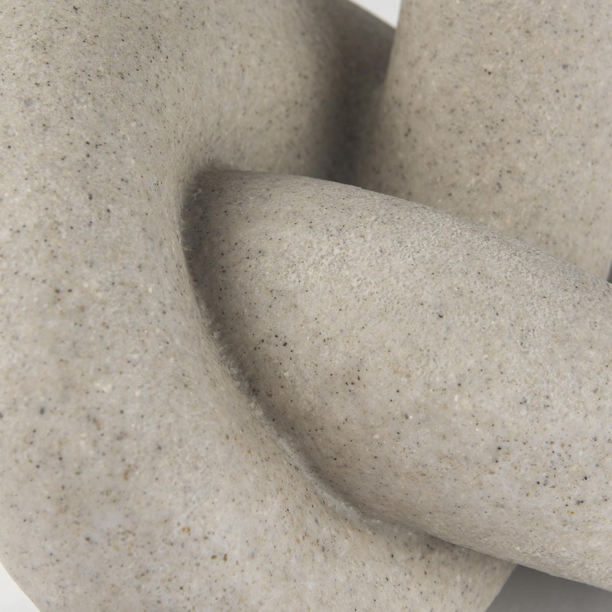 Mercana Otto Sandstone Resin Large Knot Sculpture Decorative Object