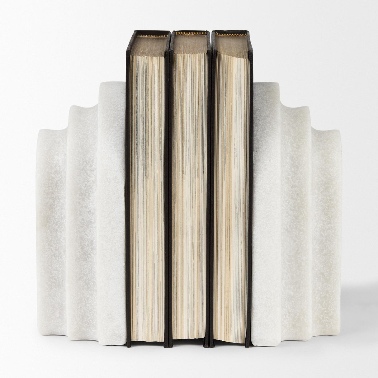 Mercana Empire Granite Resin Arc Book End Set