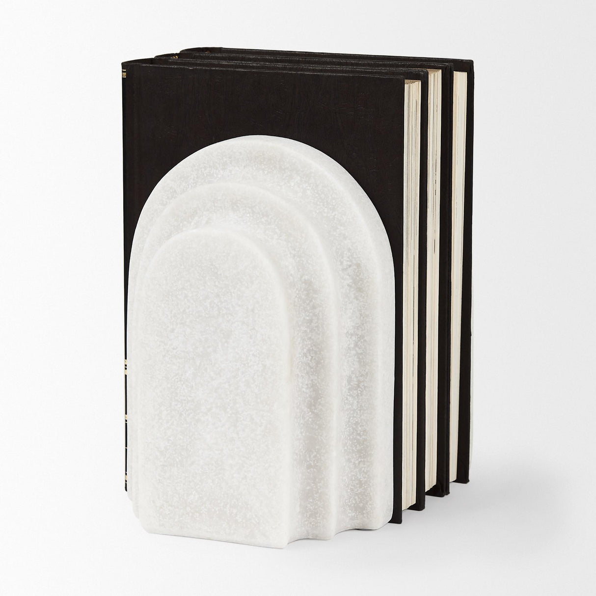 Mercana Empire Granite Resin Arc Book End Set