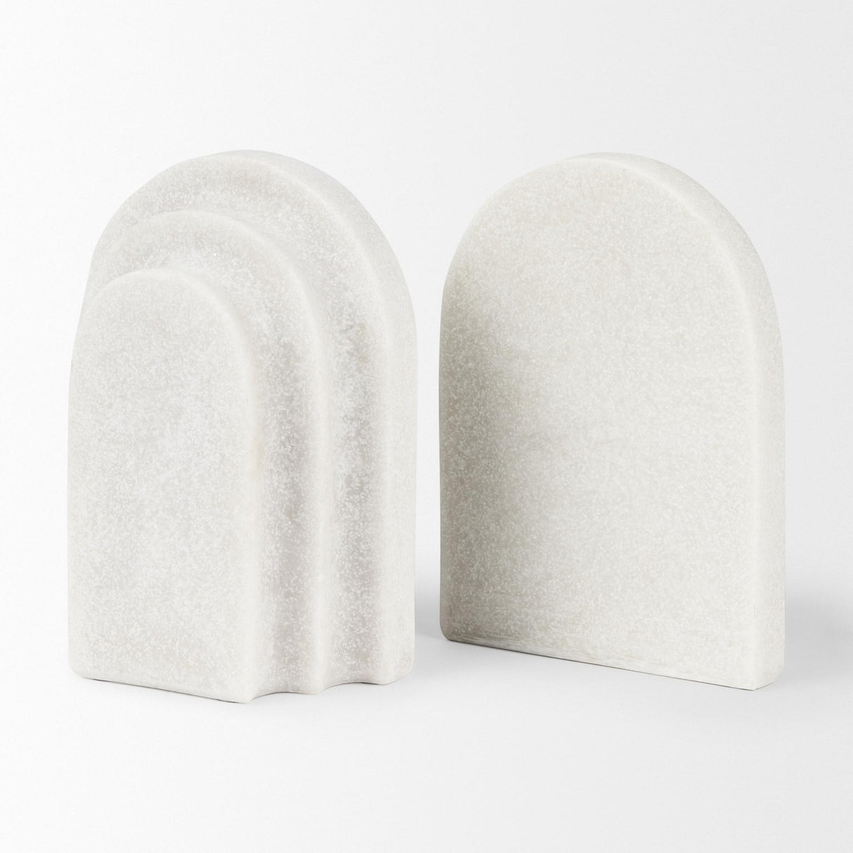 Mercana Empire Granite Resin Arc Book End Set