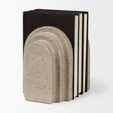 Mercana Empire Sandstone Resin Arc Book End Set