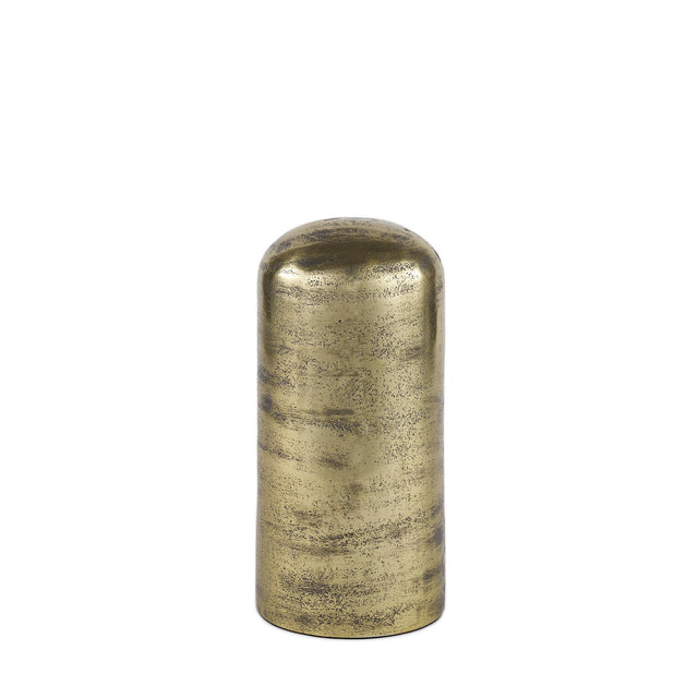 Mercana Quonset Tall Brass Finished Aluminum Metal Ornament