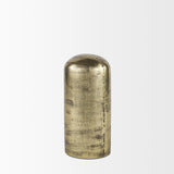Mercana Quonset Tall Brass Finished Aluminum Metal Ornament
