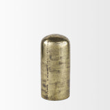 Mercana Quonset Tall Brass Finished Aluminum Metal Ornament