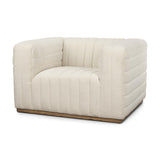Mercana Ricciardo Cream Boucle Upholstered Arm Chair