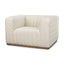 Mercana Ricciardo Cream Boucle Upholstered Arm Chair