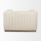 Mercana Ricciardo Cream Boucle Upholstered Arm Chair