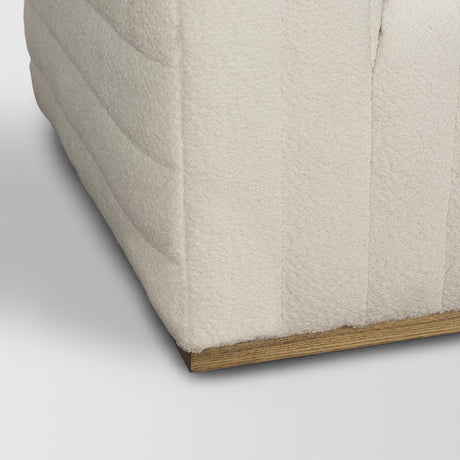 Mercana Ricciardo Cream Boucle Upholstered Arm Chair