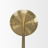 Mercana Farrah Frosted Glass Globe w/ Gold Metal Pendant Light