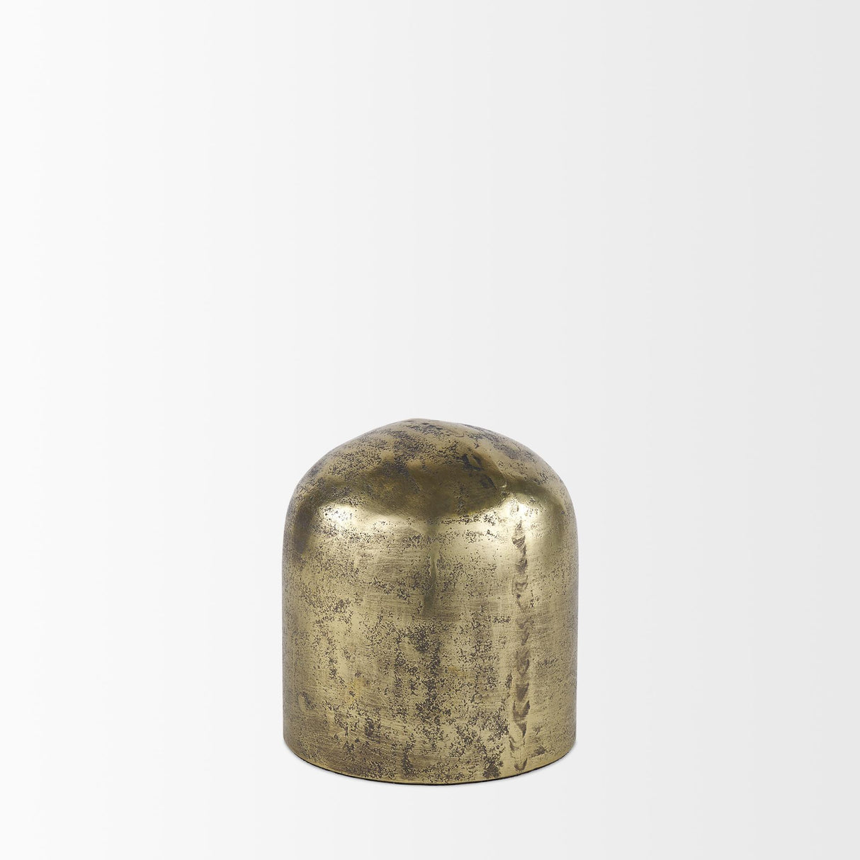 Mercana Quonset Short Brass Finished Aluminum Metal Ornament