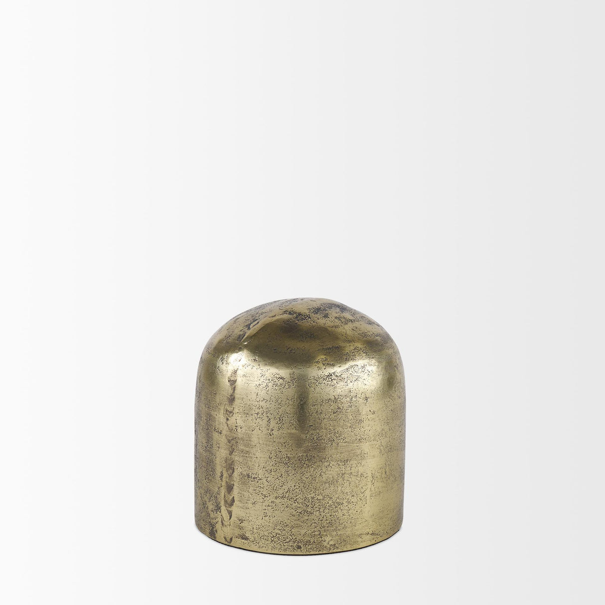 Mercana Quonset Short Brass Finished Aluminum Metal Ornament