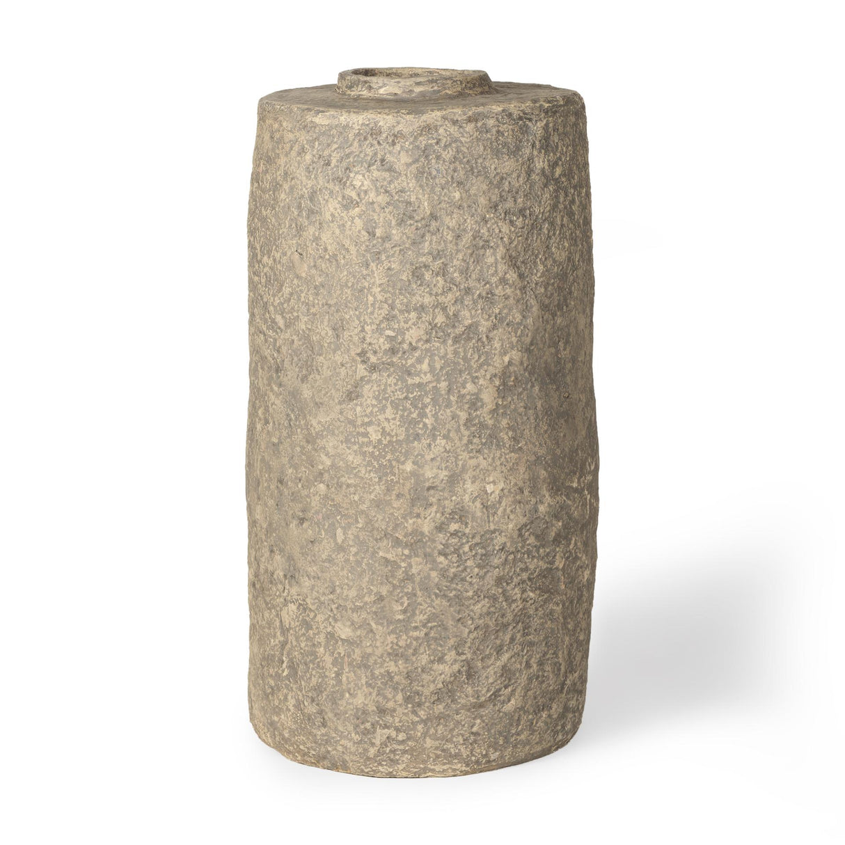 Mercana Rama Small Gray Paper Mache Floor Vase