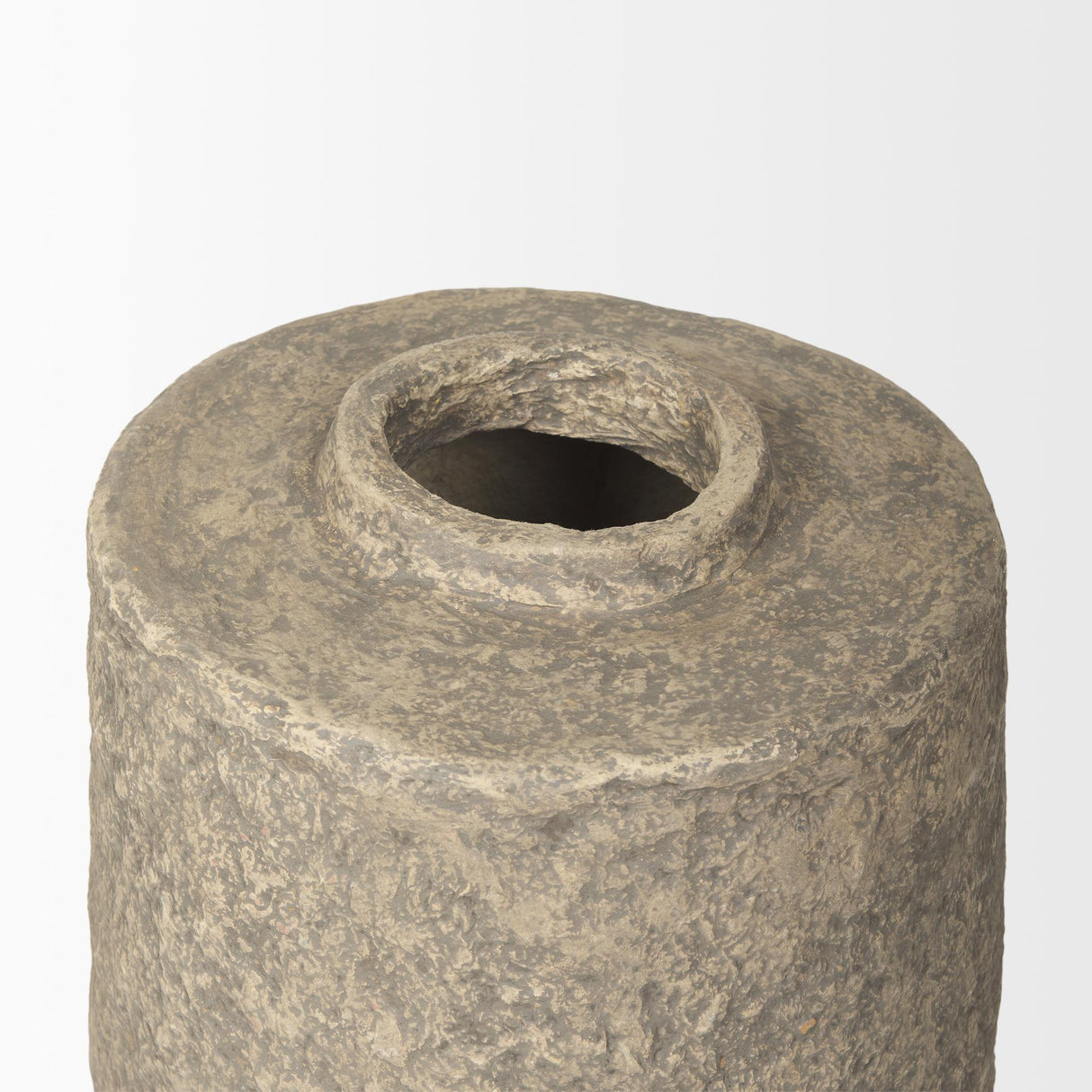 Mercana Rama Small Gray Paper Mache Floor Vase
