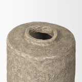 Mercana Rama Small Gray Paper Mache Floor Vase