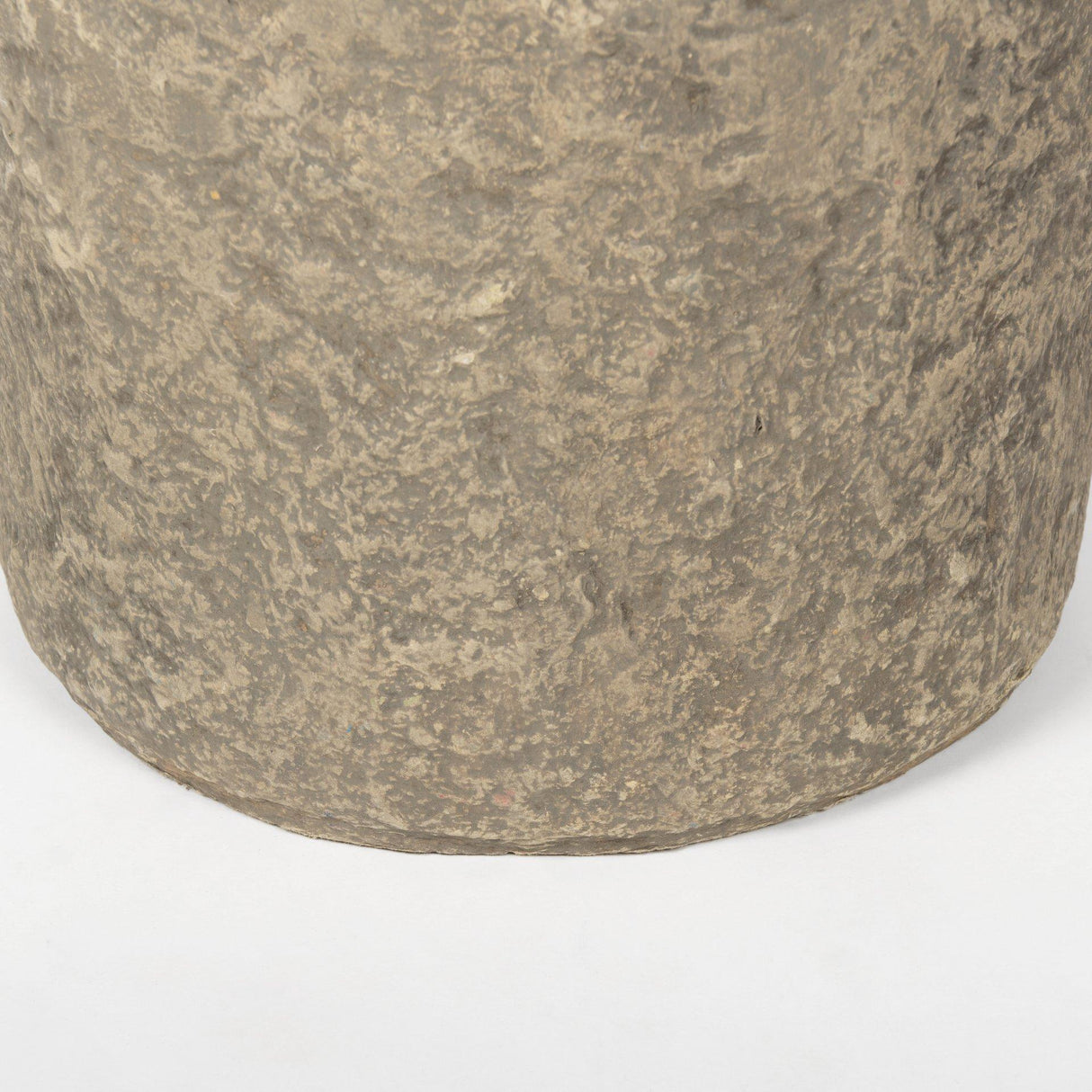 Mercana Rama Small Gray Paper Mache Floor Vase