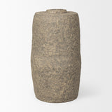Mercana Rama Large Gray Paper Mache Floor Vase
