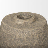 Mercana Rama Large Gray Paper Mache Floor Vase