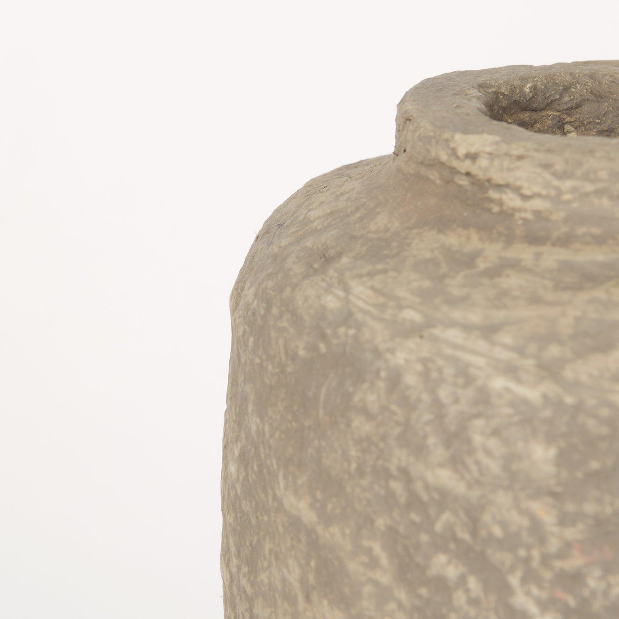 Mercana Bala Small Gray Paper Mache Vase