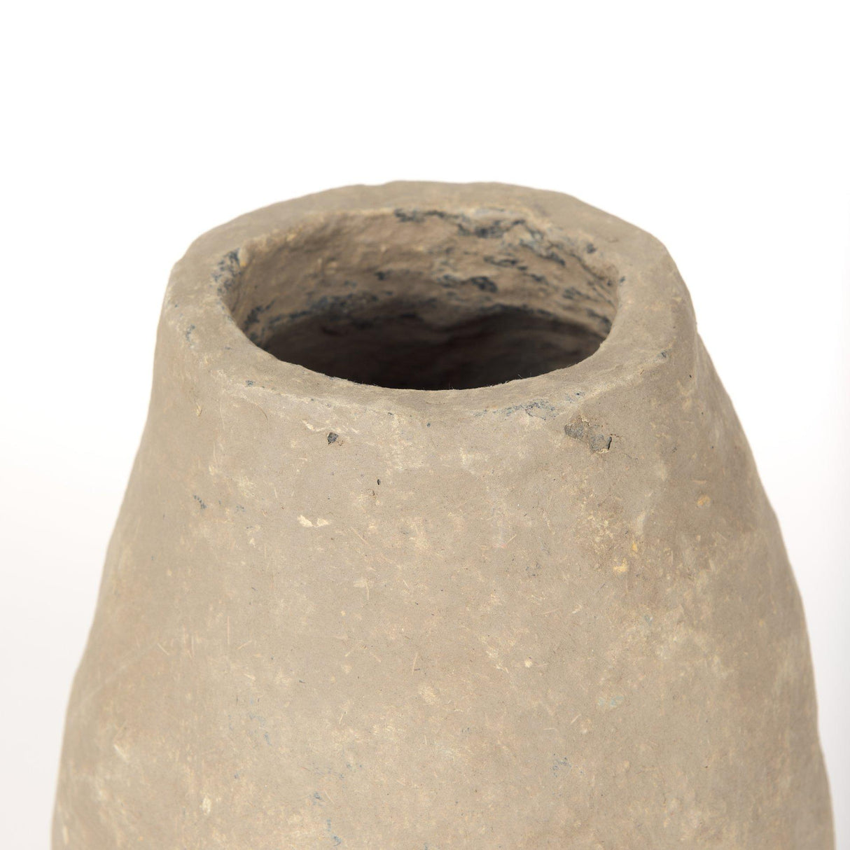 Mercana Rundal Small Gray Paper Mache Vase