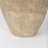 Mercana Rundal Large Gray Paper Mache Vase