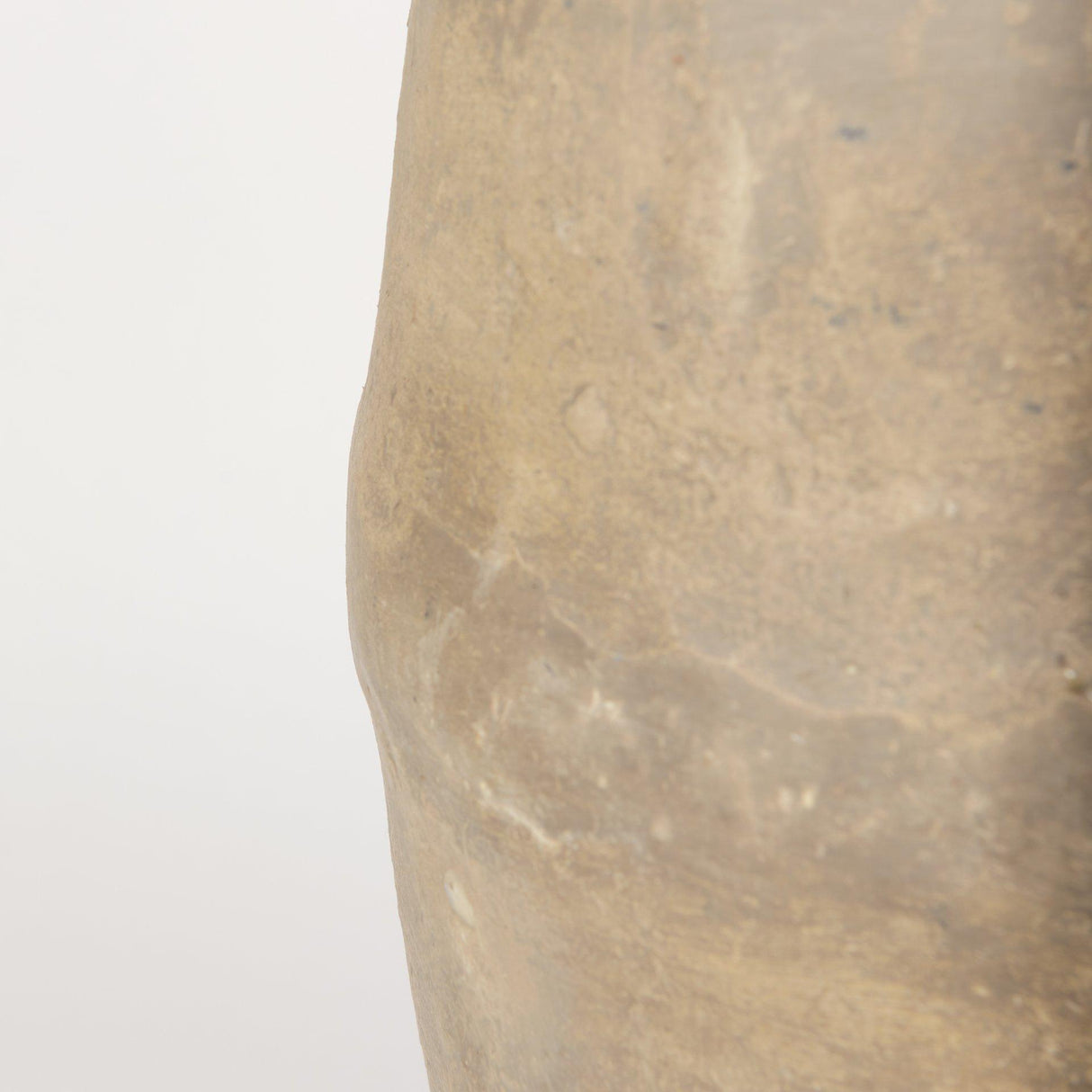 Mercana Rundal Large Gray Paper Mache Vase