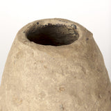 Mercana Rundal Small Beige Paper Mache Vase