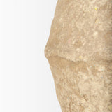 Mercana Rundal Large Beige Paper Mache Vase