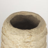 Mercana Kamli Small Beige Paper Mache Vase