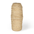 Mercana Kamli Large Beige Paper Mache Vase