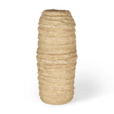 Mercana Kamli Large Beige Paper Mache Vase