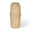 Mercana Kamli Large Beige Paper Mache Vase