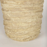 Mercana Kamli Large Beige Paper Mache Vase