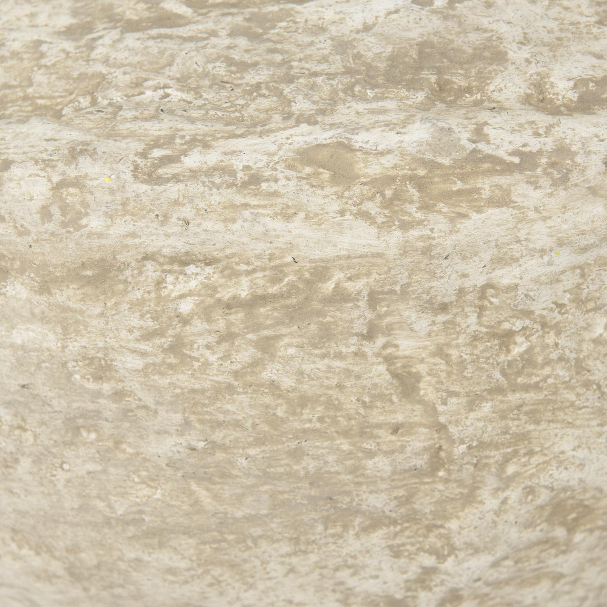 Mercana Sonu Set of 2 Beige Paper Mache Half-Pot Bowls