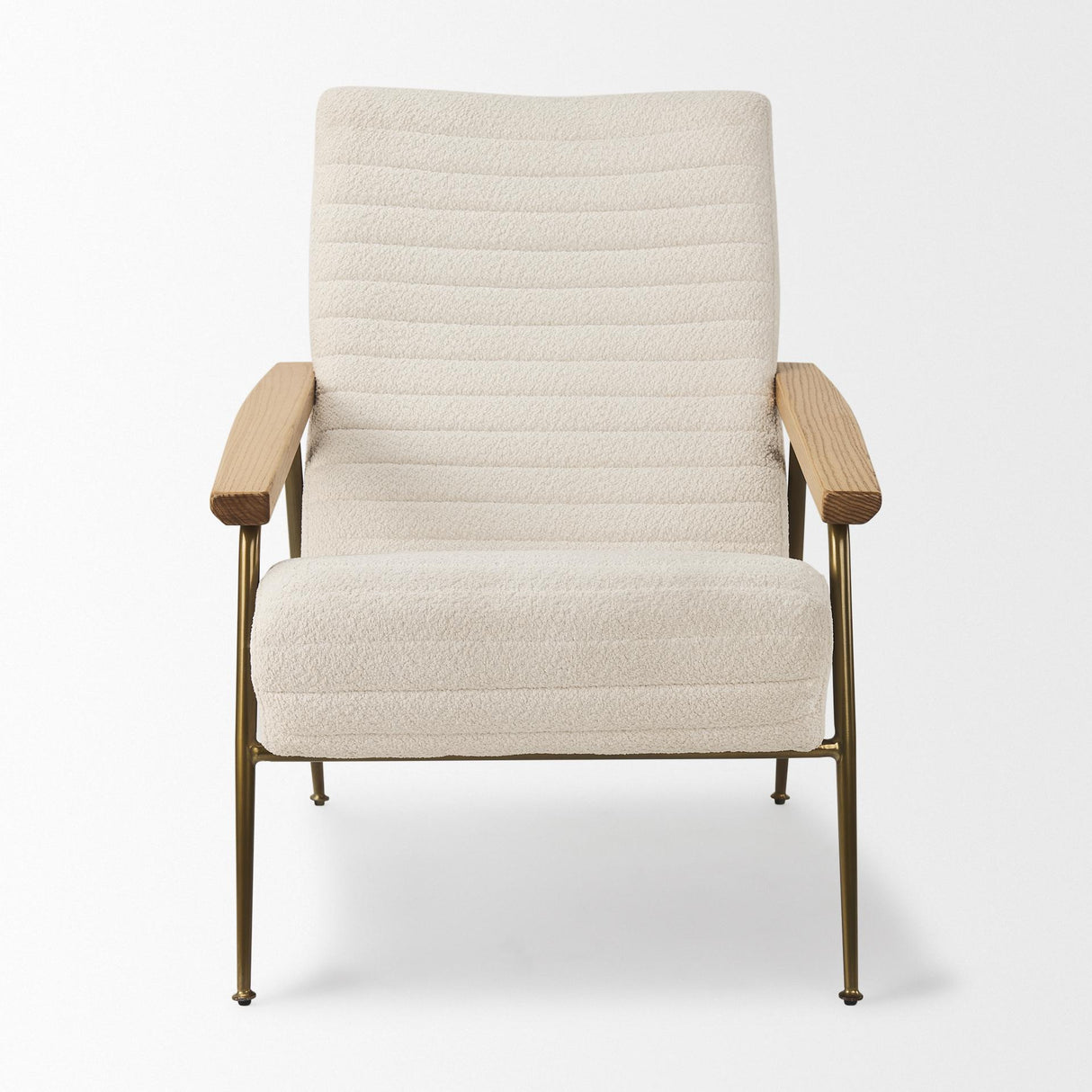 Mercana Grosjean Cream Boucle Accent Chair