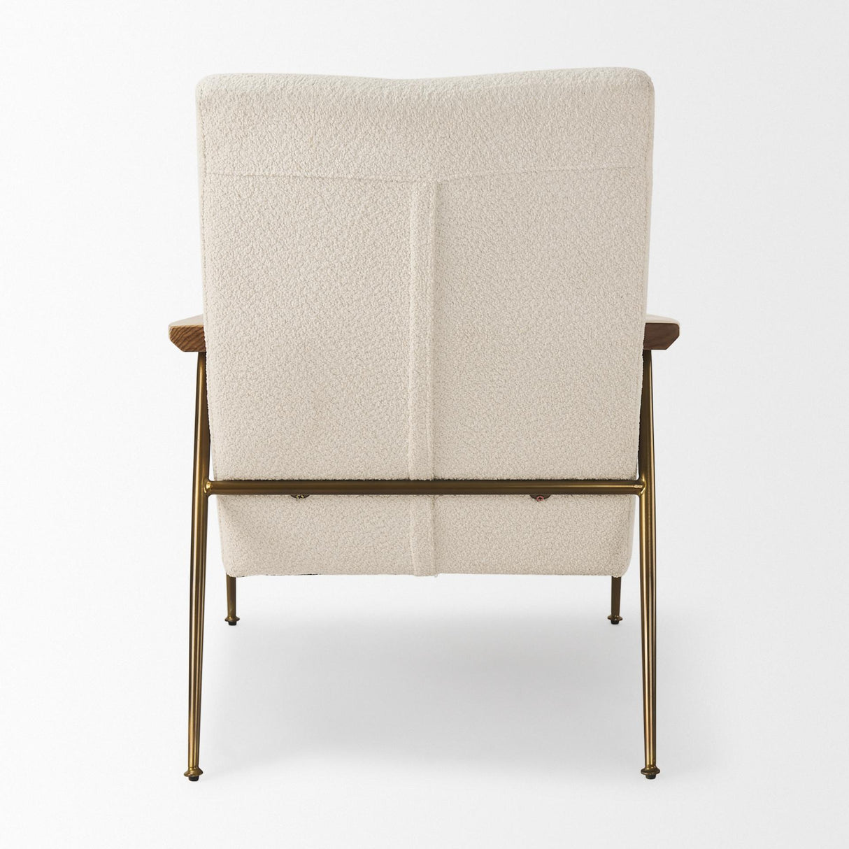 Mercana Grosjean Cream Boucle Accent Chair