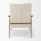Mercana Grosjean Cream Boucle Accent Chair