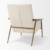Mercana Grosjean Cream Boucle Accent Chair