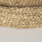 Mercana Ulana Set of 3 Round Nesting Seagrass Trays w/ Loop Handles