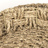 Mercana Haini Set of 2 Large Basketweave Seagrass Trays w/ Loop Handles