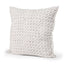 Mercana Jayden Cream w/ Merlot Print Linen Square Decorative Pillow Cover